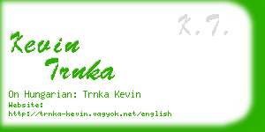 kevin trnka business card